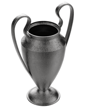 Trophy on background. 3d rendering - illustration png