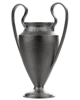 Trophy on background. 3d rendering - illustration png