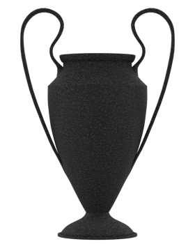 Trophy on background. 3d rendering - illustration png