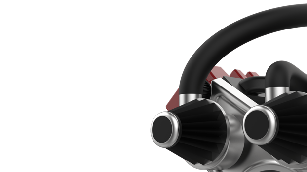 V6 engineisolated on background. 3d rendering - illustration png