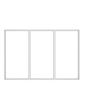 Apartment window isolated on grey background. 3d rendering - illustration png