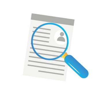 Search of a job cartoon illustration vector