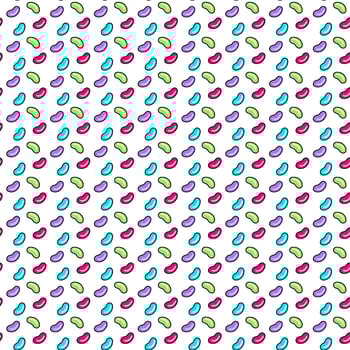 Jelly beans Seamless Pattern background. candy pattern. Seamless pattern with colorful jelly beans. Cute Jelly beans candies background. vector