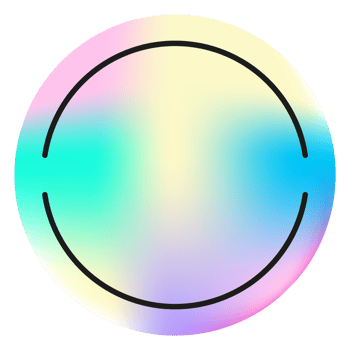 Holographic sticker, hologram label circle shape. PNG sticker for design mockup. Holographic textured sticker for preview tags, labels