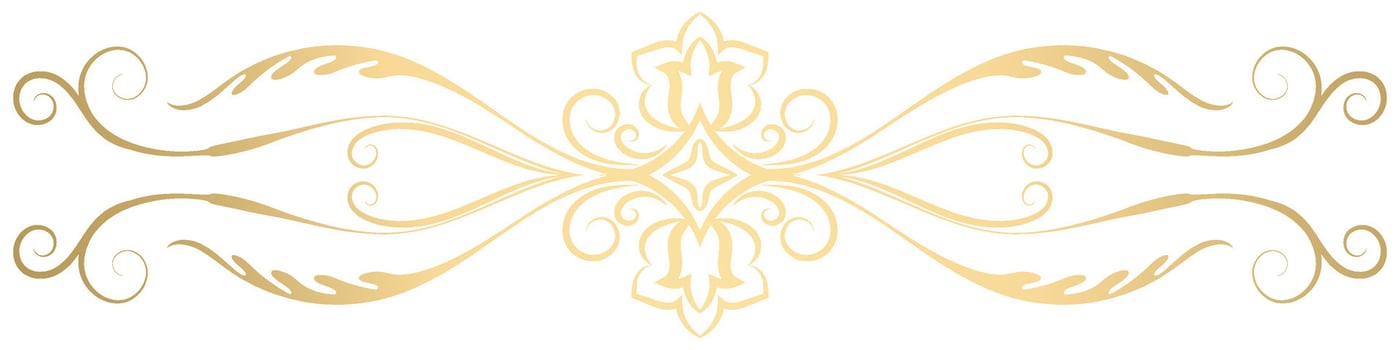 Gradient gold vintage lines for decorating greeting cards, carpet pattern elements. vector