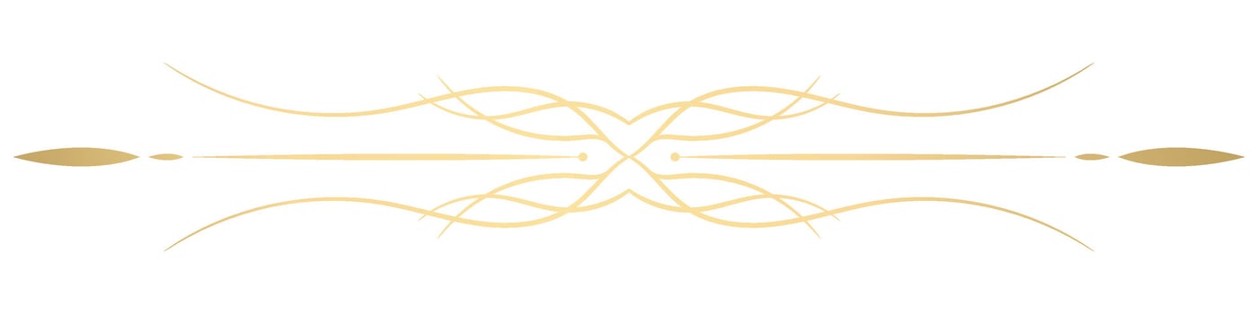 Gradient gold vintage lines for decorating greeting cards, carpet pattern elements. vector
