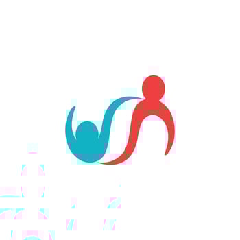 Community, network and social icon vector