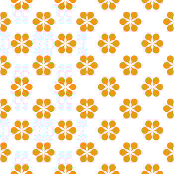 Seamless floral pattern with a modern  style vector