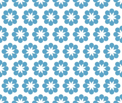 Seamless floral pattern with a modern  style vector