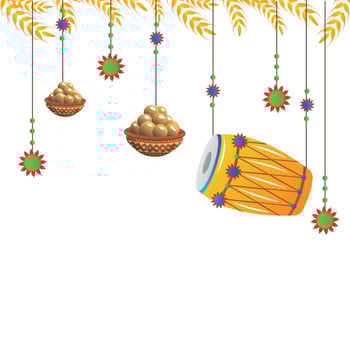 Lohri indian festival vector