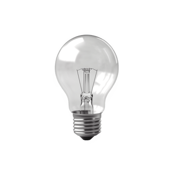 AI generated light bulb isolated on transparent background background ,lightbulb png ,generative ai