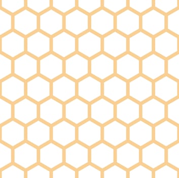 Seamless hexagon pattern with a modern  style vector