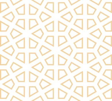Seamless hexagon pattern with a modern  style vector
