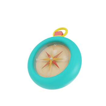 Compass 3D Icon Travel and Holidays png