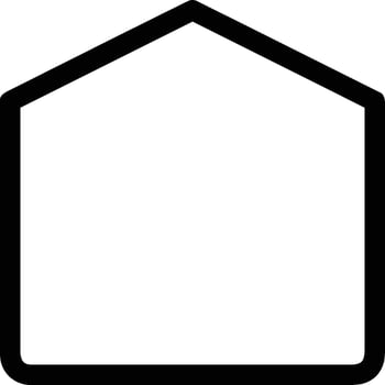 Home outline icon symbol vector image. Illustration of the house real estate graphic property design image