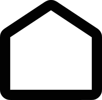 Home outline icon symbol vector image. Illustration of the house real estate graphic property design image