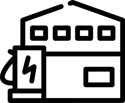Home outline icon symbol vector image. Illustration of the house real estate graphic property design image