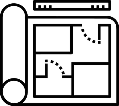 Home outline icon symbol vector image. Illustration of the house real estate graphic property design image