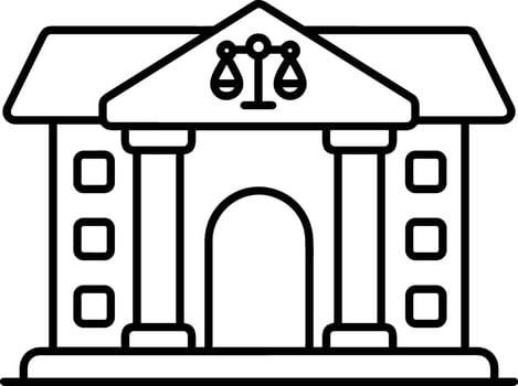 Home outline icon symbol vector image. Illustration of the house real estate graphic property design image