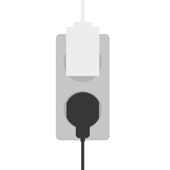 plug. wallpaper. free space for text. copy space. png