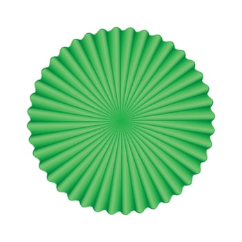Vector chinese new year background. green paper fan decoration