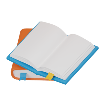 Book with Bookmark. 3D render. png