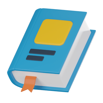 Book with Bookmark. 3D render. png