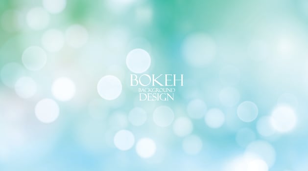 Colorful bokeh light background design. vector