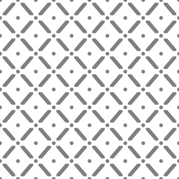 Seamless line and dot pattern with a modern  style vector