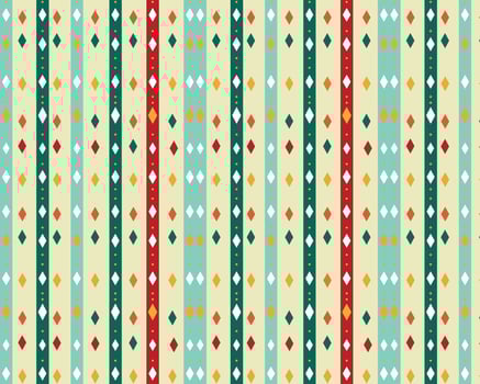 A Colorful and Geometric Pattern on a Pale Blue Background vector