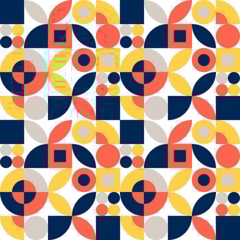 Seamless modern pattern with a simple style vector