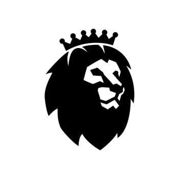 Royal king lion crown symbols. Elegant gold Leo animal logo. Premium luxury brand identity icon. Vector illustration.