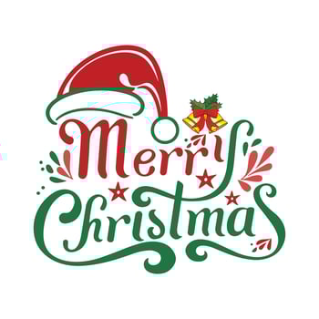 Merry Christmas  Happy New Year t shirt Promotion Poster or banner with red gift box and LED String lights for Retail, Shopping or Christmas Promotion in red and black style vector