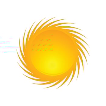 abstract sun vector illustration