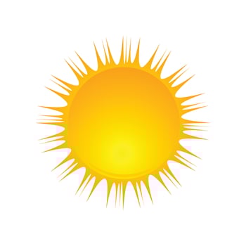 abstract sun vector illustration
