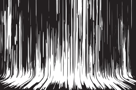 Distressed black and white texture with lines, scratched grunge vector