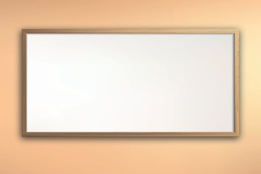 School blackboard with wooden frame, chalkboard isolated vector