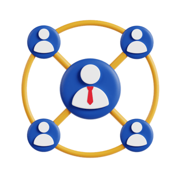 3d affiliate marketing with transparent background, marketing and advertising png