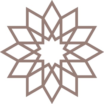 Vector mandala a simple design with Arabic pattern