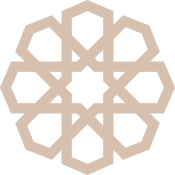 Vector mandala a simple design with Arabic pattern