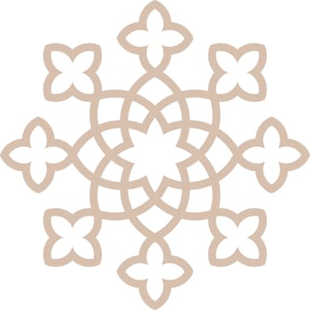 Vector mandala a simple design with Arabic pattern