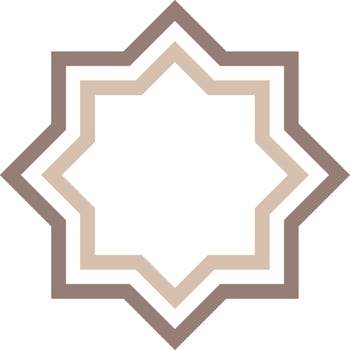 Vector mandala a simple design with Arabic pattern