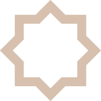 Vector mandala a simple design with Arabic pattern