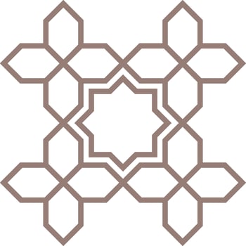 Vector mandala a simple design with Arabic pattern