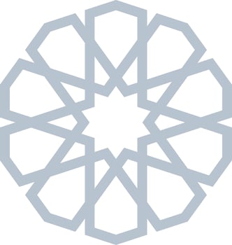 Vector mandala a simple design with Arabic pattern