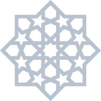 Vector mandala a simple design with Arabic pattern