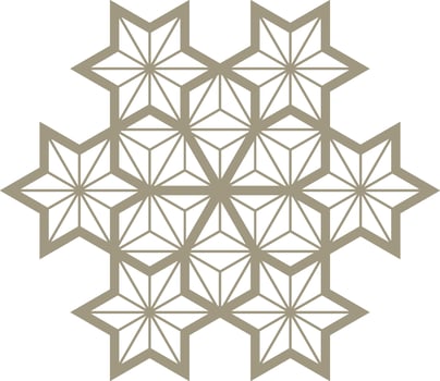 Vector mandala a simple design with Arabic pattern