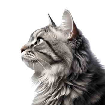 AI generated Beautiful Cat on Transparent Background - Ai Generated png