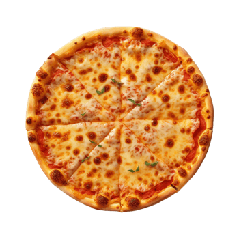 AI generated Round Pizza on Transparent Background - Ai Generated png