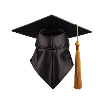 AI generated Graduation Cap on Transparent Background - Ai Generated png